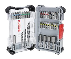 Bosch 35x Extra Hard Screwdriver Bit and Metal HSS Drill Bit Set, 35-Piece (197 x 110.5 mm, Professional Accessories Screwdriver, Drill)