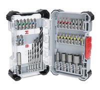 Bosch 35x Extra Hard Screwdriver Bit and PRO Wood Drill Bit Set, 35 pcs | 197 x 110,5 mm, Professional Accessory Screwdriver, drill