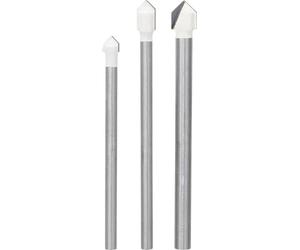 Bosch 3X CYL-9 Soft Ceramic Drill Bit Set (for Soft Ceramic Tiles, Glass, Ø 5,0, 6,0, 8,0 mm, Professional Accessory Drill Drivers)