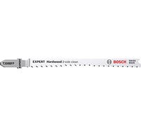Bosch Professional 3x Expert ‘Hardwood 2-Side Clean' T 308 BFP Jigsaw Blade (for Kitchen countertop, Plastic coated boards, Length 117 mm,