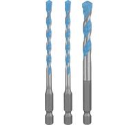 Bosch 3X Expert HEX-9 Multi Construction Drill Bit Set (for Concrete, Soft Ceramic Tiles, Ø 5,0, 6,0, 8,0 mm, Professional Accessory Impact Drill/Driver, Drill Drivers)