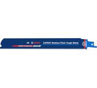 Bosch 3X Expert Medium-Thick Tough Metal S1155HHC Blade (for Steel, Stainless Steel Pipes, Length 225 mm, Professional Accessory Reciprocating Saw)