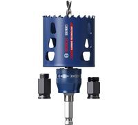 Bosch 3X Expert Multi Material PC Plus Starter Hole Saw Set (for Wood with Metal, Brick, Ø 51 mm, Professional Accessory Impact Drill/Driver, Drill Drivers)