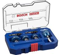 Bosch Professional 6 pc. Expert Sheet Metal Hole Saw Set (for Steel sheets, Stainless steel sheets, Ø 22-32 mm, Accessories Rotary Impact Drill)