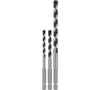 Bosch 3X PRO HEX-5 Drill Bit Set (for Hard Stone, Concrete, Ø 5,0, 6,0, 8,0 mm, Professional Accessory Impact Drill/Driver, Drill Drivers)