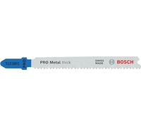 Bosch 3X PRO Metal Thick T121BFC Jigsaw Blade (for Steel Sheets, Steel Sheets, Length 92 mm, Professional Accessory Jigsaw)