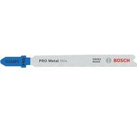 Bosch 3X PRO Metal Thin T121GFC Jigsaw Blade (for Steel Sheets, Steel Sheets, Length 92 mm, Professional Accessory Jigsaw)