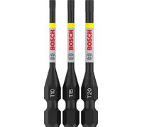 Bosch 3X PRO Torx Impact Bit | Length 55, 55, 55 mm, Professional Accessory Screwdriver, Drill Drivers