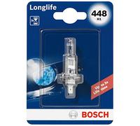 Bosch 448 (H1) Longlife Headlight Bulb - 12 V 55 W P14,5s - 1 Bulb