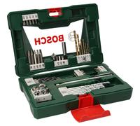 Bosch 48 pcs. Titanium Drill and Screwdriver Bit Set V-Line (with Magnetic Rod, for Wood, Masonry and Metal, Accessories Drills and Screwdrivers)