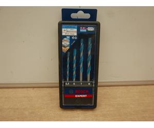 BOSCH 4PCE MULTI CONSTRUCTION BRICK WOOD PLASTICS DRILL BIT SET 2 608 900 646