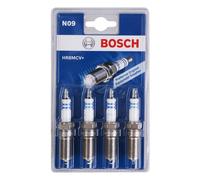 Bosch 4x Pack Spark Plug M14x1.25 SW 16mm Key Thread Length 25mm 1.3mm