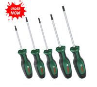 Bosch 5 Pc Torx Screwdriver Set Magnetic Star Head TX10 TX15 TX20 TX25 TX30 S2