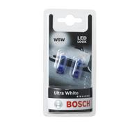 Bosch 501 W5W 12V 5W Ultra White Side Light Bulbs Oem Replacement Twin Pack