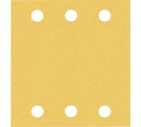 Bosch 50x EXPERT C470 Sandpaper (for Paint on wood, Hardwood, Ø 115x107 mm, Grit 120, Professional Accessory Orbital Sander)