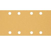 Bosch Expert C470 Punched Hook and Loop Sanding Sheets 93mm x 186mm 80g Pack of 50