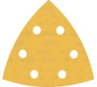 Bosch Expert C470 Punched Quick Fit Delta Sanding Sheets for Paint and Wood 93mm x 93mm 400g Pack of 50