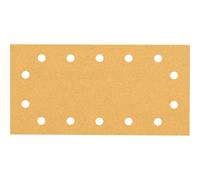 Bosch 50x EXPERT C470 Sandpaper (for Paint on wood, Hardwood, Ø 115x230 mm, Grit 100, Professional Accessory Orbital Sander)