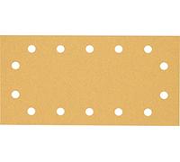 Bosch 50x EXPERT C470 Sandpaper (for Paint on wood, Hardwood, Ø 115x230 mm, Grit 80, Professional Accessory Orbital Sander)