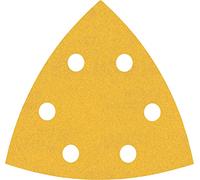 Bosch 50x EXPERT C470 Sandpaper (for Paint on wood, Hardwood, Ø 93x93 mm, Grit 240, Professional Accessory Delta Sander)