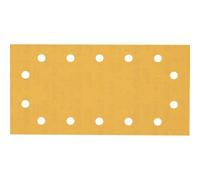 Bosch 50x EXPERT C470 Sandpaper with 14 holes | for Paint on wood, Hardwood, Ø 115x230 mm, Grit 240, Professional Accessory Orbital Sander