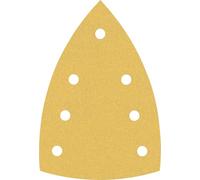 Bosch 50x EXPERT C470 Sandpaper with 7 holes | for Paint on wood, Hardwood, Ø 100x150 mm, Grit 120, Professional Accessory Multi Sander