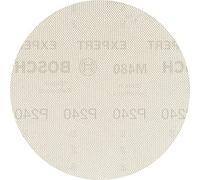 Bosch 50x EXPERT M480 Sanding Net (for Paint on wood, Hardwood, Ø 125 mm, Grit 240, Professional Accessory Random Orbital Sander, Orbital Sander)