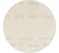 Bosch 50x EXPERT M480 Sanding Net | for Paint on wood, Hardwood, Grit 400, Professional Accessory Random Orbital Sander, Orbital Sander