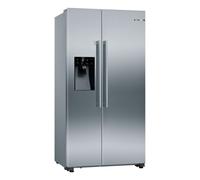 Bosch 533 Litre Side-By-Side American Fridge Freezer - Stainless steel