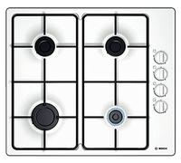 Bosch 58 cm x 51 cm White Gas Hob with 4 Burners and Electronic Ignition