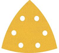 Bosch 5x EXPERT C470 Sandpaper (for Paint on wood, Hardwood, Ø 93x93 mm, Grit 240, Professional Accessory Delta Sander)