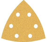 Bosch Expert C470 Punched Quick Fit Delta Sanding Sheets for Paint and Wood 93mm x 93mm 60g Pack of 5