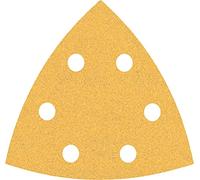 Bosch 5x EXPERT C470 Sandpaper (for Paint on wood, Hardwood, Ø 93x93 mm, Grit 100, Professional Accessory Delta Sander)