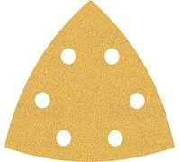 Bosch Expert C470 Punched Quick Fit Delta Sanding Sheets for Paint and Wood 93mm x 93mm 180g Pack of 5