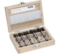 Bosch 5X Expert Laminated Wood Hinge Cutting Drill Bit Set (for Plastic Coated Boards, Solid Wood Furniture Board, Ø 15,0, 20,0, 25,0, 30,0, 35,0 mm, Professional Accessory Standing Drill)