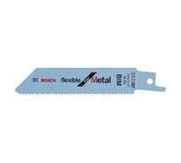 Bosch 5X Medium-Thick Metal S522BF Reciprocating Saw Blade | for Steel sheets, Non-ferrous metals, Length 100 mm, Professional Accessory Reciprocating Saw