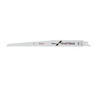 Bosch 5x Multi Material Demolition S1111DF Reciprocating Saw Blade | for Wood with hard nails, Construction wood, Length 225 mm, Professional Accessory Reciprocating Saw