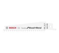 Bosch 5x Multi Material S511DF Reciprocating Saw Blade | for Wood with hard nails, Particleboard, Length 100 mm, Professional Accessory Reciprocating Saw