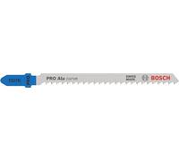 Bosch 5x PRO Alu curve T227D Jigsaw Blade | for Aluminium, Non-ferrous metals, Length 100 mm, Professional Accessory Jigsaw