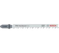 Bosch 5x PRO Hardwood Fast T144DF Jigsaw Blade (for Hardwood, Chipboard, Length 100 mm, Professional Accessory Jigsaw)