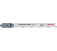 Bosch 5x PRO Laminate Clean T101BIF Jigsaw Blade | for Parquet, Solid Laminate Vinyl, PVC, Length 83 mm, Professional Accessory Jigsaw