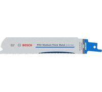 Bosch 5X PRO Medium-Thick Metal S937BEF Precise Reciprocating Saw Blade (for Metal Pipes and Profiles, Non-Ferrous Metals, Length 150 mm, Professional Accessory Reciprocating Saw)