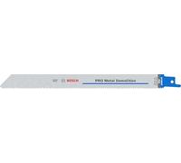 Bosch 5x PRO Metal S1125VF Demolition Reciprocating Saw Blade (for Metal pipes and profiles, Non-ferrous metals, Length 225 mm, Professional Accessory Reciprocating Saw)