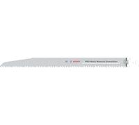 Bosch 5x PRO Multi Material S1210VF Demolition Reciprocating Saw Blade (for Wood with nails, Construction wood, Length 300 mm, Professional Accessory Reciprocating Saw)