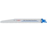 Bosch 5x PRO Thick Metal S1130CF Demolition Reciprocating Saw Blade | for Metal pipes and profiles, Non-ferrous metals, Length 225 mm, Professional Accessory Reciprocating Saw