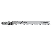 Bosch Jigsaw Blades T101 B - Wood Cutting, 100 mm T-Shank - Pack of 5