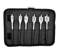 Bosch 1/4" 6 Piece Selfcut Flat Spade Wood Bits Set in Wallet 2608587793