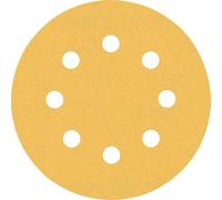 Bosch 6x EXPERT C470 Sandpaper Set with 8 holes | for Paint on wood, Hardwood, Grit 2x 60, 2x 120, 2x 240, Professional Accessory Random Orbital Sander