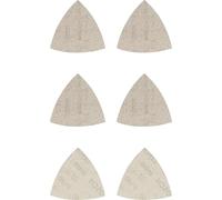 Bosch 6x EXPERT M480 Sanding Net Set for Delta Sanders | for Paint on wood, Hardwood, Ø 93x93 mm, Grit 2x 80, 2x 120, 2x 180, Professional Accessory Delta Sander