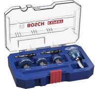 Bosch 6X Expert Sheet Metal PC Plus Universal Hole Saw Set (for Stainless Steel Sheets, Steel Sheets, Ø 22, 25, 32 mm, Professional Accessory Drill Driver)